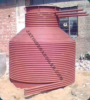 4 Pass Radiant Coil Type Boiler